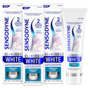 Sensodyne Clinical White Toothpaste Clinically Proven Whitening for Sensitive Teeth, Intensive Clean, 3.4 oz (2 Pack)