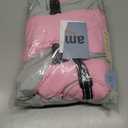 Queenmore XXXL Winter Dog Coat, Warm Puffer Jacket for Extra Large Dogs, Waterproof Fleece Snow Parka Jacket for German Shepherd, Great Dane, Doberman Pink/Grey