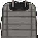 Rockland Melbourne Hardside 2 Piece Expandable Spinner Wheel Luggage Set, (20"/28"), Silver