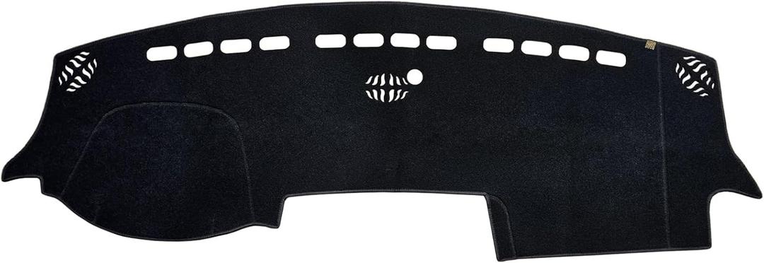 KEYOOG Dashboard Cover Dash Mat Fit for 2024-2019 Do-dge Ram 1500 2500 3500 (Without HUD Models),Car Dash Board Mat Anti-Glare Carpet,Non-Slip Pad Sunshield Protector (Black)