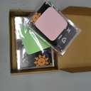 Egofine 3.5x5 Acrylic Frames 2 Pack, 20mm Thicker Frameless Clear Picture Frames, Double Sided Magnetic Picture Frames, Free Standing Desktop Display