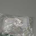 Landhoow 2 Pcs 3 x 7'' Door Latch Guard Plate Cover Stainless Steel Door Security Strike Latch Protector, Against Forced Entry Easy to Install for Home and Commercial (Reinforcement Ribs Style, White)