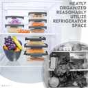10-Pack Glass Food Storage Containers with Tempered Lids Borosilicate, Airtight, Oven-Safe (-4F~950F), BPA-Free, 4.4 & 1.6 Cup, Leak-Proof, Dishwasher Safe (Gray)