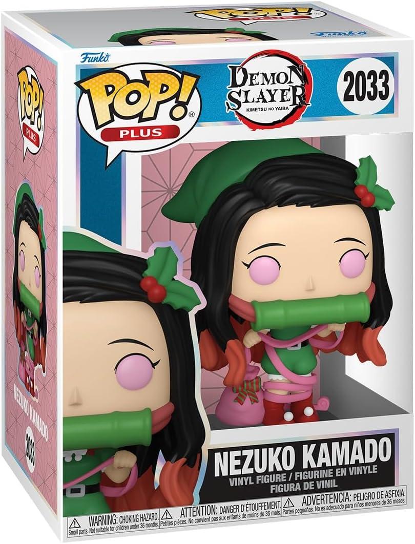 Funko Pop! Plus: Demon Slayer - Nezuko Kamado - Holiday - Collectable Vinyl Figure - Gift Idea - Official Merchandise - Toys for Kids & Adults - Anime Fans - Model Figure for Collectors and Display