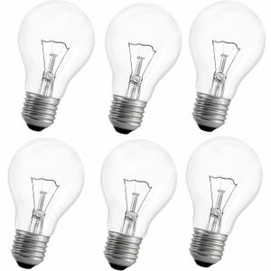 75W Incandescent Light Bulbs,A21 Bulb Dimmable Medium E26 Base Light Bulbs,A19 Incandescent Light Bulb (6)