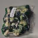 3 3/4" Black & White Viking Plastic Chess Pieces - Felted, Standard Size