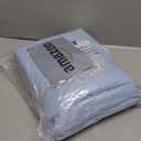 DREAMCARE Queen Sheet Set - 6 pcs Breathable Cooling Bed Sheets - up to 15" Deep Pocket Queen Sheets Set with Side Pockets - Extra Soft 100% Brushed Hypoallergenic Hotel Luxury Bedding - L Blue