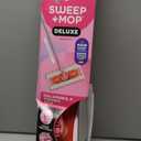 Swiffer Sweep and Mop Deluxe, Limited Edition Pink Wicked: for Good, 2-in-1 Floor Mopping and Sweeping Kit, 1 Sweeper Device, 5 Heavy Duty Dry Sweeping Cloths, 3 Heavy Duty Wet Mopping Cloths