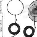Outdoor Misting Fan Kit 27FT (8.2M) Misting Line with 5 Brass Nozzles & 3/4" Brass Adapter Instant Cooling for Patio, Garden & Outdoor Spaces
