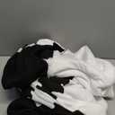 vavalad Adult Onesie Costume Christmas Halloween Cosplay Costume Women Men (X-Large, Black and White Bear)