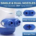 Bath Jets for Tub with Jet Massage and Bubble Mode, Bathtub Jets for Tub with 360 Rotatable Single and Dual Nozzles, the Lever-lock Suction Cups, and Handle. Jets for Bathtub at Home for Relaxation