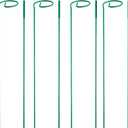 4 Pack Plant Stakes,Plant Support Stakes for Two Sizes(16 or 32 Inches),Plant Stakes for Outdoor Plants,Garden Flower,Tomato(Green)