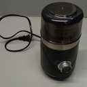 SHARDOR Electric Super Silent Blade Coffee Grinder, Timed Grind Control Rotary Knob, Adjustable Coarse to Fine for Coffee Beans, Spices & Herbs, with 1 Removable Stainless Steel Bowl, Black