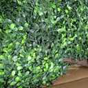 27.5" Artificial Boxwood Topiary Ball Tree, Set of 2 Fake Bushes Shrubs with Ground Spike, UV Resistant Faux Evergreen Boxwood Trees for Front Porch Planters Outdoor Garden Decor
