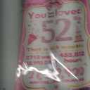 Happy 52nd Birthday Card Gift Decorations Gift for Women Her, 10.6 x 7.9 inches