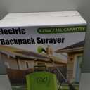 Battery Powered Backpack Sprayer 4 Gallon, Electric Garden Sprayer in Lawn | Digital Display, 3 Adjustable Pressures, Sprayer with 2.2Ah Battery & Charger Included, 45PSI, Telescopic Wand, 5 Nozzles