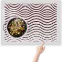 KitchenRaku Induction Cooktop Mat, Temperature Changing Induction (magnetic) Cooktop Cover Protector For Induction Stove, Silicone Mat (20.9X24 inch)