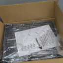 Nandae 5-Tier Bathroom Storage Shelf, Heavy Duty Wire Shelving Unit Free Standing Towel Rack Organization for Kitchen Bathroom Laundry, Black