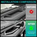 Magnetic Dash Phone Mount for 2018-2023 Jeep Wrangler JL JLU & Gladiator JT Accessories Multi-Mount Phone Holder Dashboard Storage Tray with Extra Clip Bracket, Not for Oil-Electric 4xe