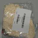 AMZALI Embroidered Placemats, Stain Resistant Lace Lunch mats Place Mats, Home Kitchen Dining Table Mats Doilies, Round Lace Placemats Table Centerpiece, Topper Pack of 4, Round 16 Inch (Beige)