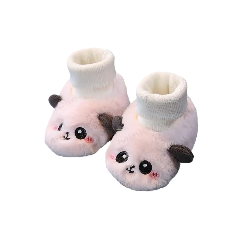 Baby Panda Fleece Walking Shoes, Pack of 2, Size Not Found