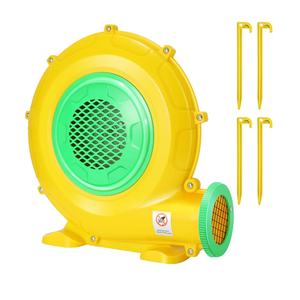 Bounce House Blower, 550W/0.73HP Commercial Air Blower with Double-Sided Fan Blade Design, Strong Wind and Great Heat Dissipation Properties for Bouncy Castle, Jump Slides, Arch, Inflatables