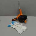Drain Auger, Clog Remover with Drill Adapter, 25 Feet Flexible Plumbing Snake Use Manually or Powered for Kitchen,Bathrom and Shower Sink, Comes with Gloves (orange)