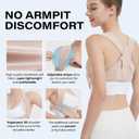 SHAPERKY Posture Corrector for Women and Men: Adjustable & Breathable Upper Back Brace - Posture Support for Sitting Work & Daily Use (L/XL) (Beige)