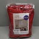 MIULEE Christmas Red Velvet Curtains Thermal Insulated Blackout Curtain Drapes for Bedroom Living Room Darkening 84 Inches Long Curtains Panels Rod Pocket Set of 2