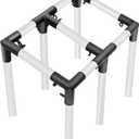Aoneky 1 3/8'' Slant Roof Corner Canopy Fitting Couplers Kit - Frame Carport Connectors for 4 6 8 10 Leg (6 Leg Kits)