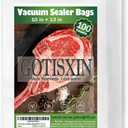 100 10 x13 Vacuum Sealer Bags, Airtight,Pre-cut,Heavy Duty BPA-Free Commercial Grade,for Sous Vide & Vacuumed Storage, Vac Seal Bags,for Food Saver & Seal a Meal Machines (10 x13)
