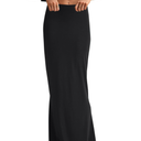 KIFOVEN Women's High Waist Elastic Flare Sexy Bodycon Basic Slim Maxi Skirt, size Large