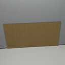 1/4" (6mm) Solid Black Acrylic Plexiglass Sheet 24" x 12" Cast Thick AZM Displays