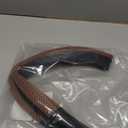 KAFEEK Steering Wheel Cover, Universal 15 inch, Microfiber Leather Viscose, Breathable, Anti-Slip,Warm in Winter and Cool in Summer, Black&Brown