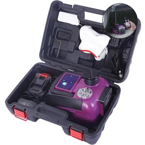Feanisifei  Electric Car Jack Kit, 5 Ton Cordless Hydraulic Car Jack, 12V Portable Car Jack with LED Light for SUV MPV Sedan,（Purple）