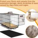 Drydiet Pet Dog Crate Mat PVC Floor Protection Mat 24" x 38" XXL