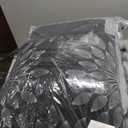 Madison Park Palmer Comforter Set - Faux Suede Design, Striped Accent, All Season Down Alternative Bedding, Matching Shams, Decorative Pillow, Bed Skirt, Queen (90 in x 90 in), Black 7 Piece