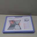 HXCASEAC Case Compatible with MacBook Pro 16 inch 2025 2024 2023 2022 2021, Anti-Scratching Protective Hard Cover with Foldable Stand M4 M3 M2 M1 (A3186 A3403 A2991 A2780 A2485) - Sky Blue