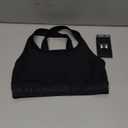 Under Armour Womens Crossback Mid Impact Sports Bra (Small, Black (001)/Jet Gray)