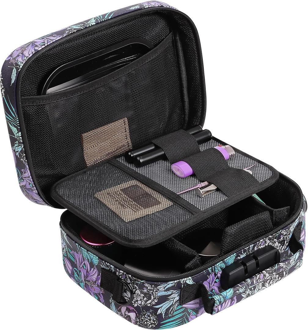 Smell Proof Bag with Combination Lock, Odorless Smell Proof Container with Activated Carbon Fiber, Smell Proof Box Odor Proof Lock Bag (EXP 10/06/26)