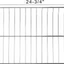 DG75-01001C Oven Rack, Compatible with Samsung Stove Oven Accessories DG75-01001A NE63A6511SS NX60A6511SS, 304 Stainless Steel Oven Rack, 2 Pack