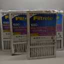 Filtrete 16x25x4 AC Furnace Air Filter, MPR 1550, MERV 12, Fits Lennox & Honeywell, CERTIFIED Asthma & Allergy Friendly, Electrostatic Air Cleaning Filter, 4-Pack (actual size 15.88 x 24.56 x 4.31)