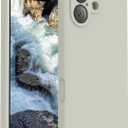 FireNova Magnetic for iPhone 17 Case, Compatible with MagSafe, [Integrated Silicone Camera Control Button] [Camera Protection] Anti-Scratch Microfiber Lining Phone Case, 6.3", Stone