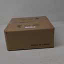 BISAMIYA Modern Semi Flush Mount Ceiling Light Fixture, Brass Accent and 12.6" Metal Shade Ceiling Light, for Kitchen, Hallway, Entryway, Pantry, Laundry Room (Cream)