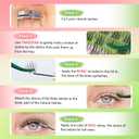 KEYYOU Lisbon Lash Clusters Kit Fairy Lash Extension Kit C Curl 108Pcs Eyelash Extension Kit Wispy Natural Invisible Band Lash Kit with Waterproof DIY Lash Extension Kit at Home(Lisbon-C-8-16MIX)