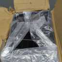 Large Utensil Holder for Kitchen Counter:Kitchen Cooking Utensil Holder Organizer with Diatomaceous Earth Base Matte Black (2 Compartments)