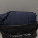 Pioneer Camp Men's Long Winter Coat Parka Hooded Down Jacket Full Zip Up Windproof Jacket Warm Thicken Puffer Jacket (Large, Navy)