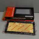 A-Premium Engine Air Filter Compatible with Toyota Camry(Hybrid), RAV4(Hybrid), Corolla, Highlander(Hybrid), Sienna(Hybrid), Avalon(Hybrid), Venza(Hybrid) & Lexus RX350h, ES300h, NX350h & Subaru BRZ