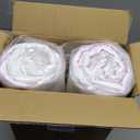 Pillows King Size Set of 2,Breathable Hotel Collection Bed Pillows for Sleeping Medium Soft Down Alternative Microfiber Filled,20 x 36 Inches (White)