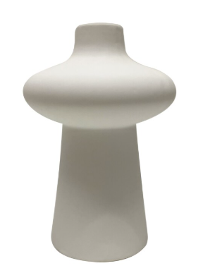 HD 7,8 in Ceramic Vase White